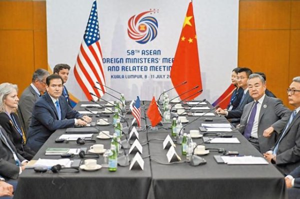 掌乐策略 王毅会见鲁比奥气定神闲, 中方已胜券在握, 美国印太战略已失败!