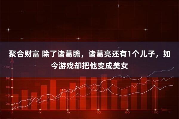 聚合财富 除了诸葛瞻，诸葛亮还有1个儿子，如今游戏却把他变成美女