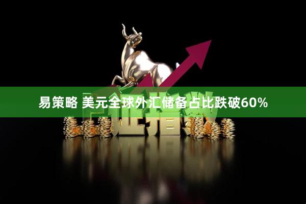 易策略 美元全球外汇储备占比跌破60%