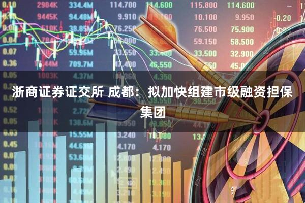 浙商证券证交所 成都：拟加快组建市级融资担保集团